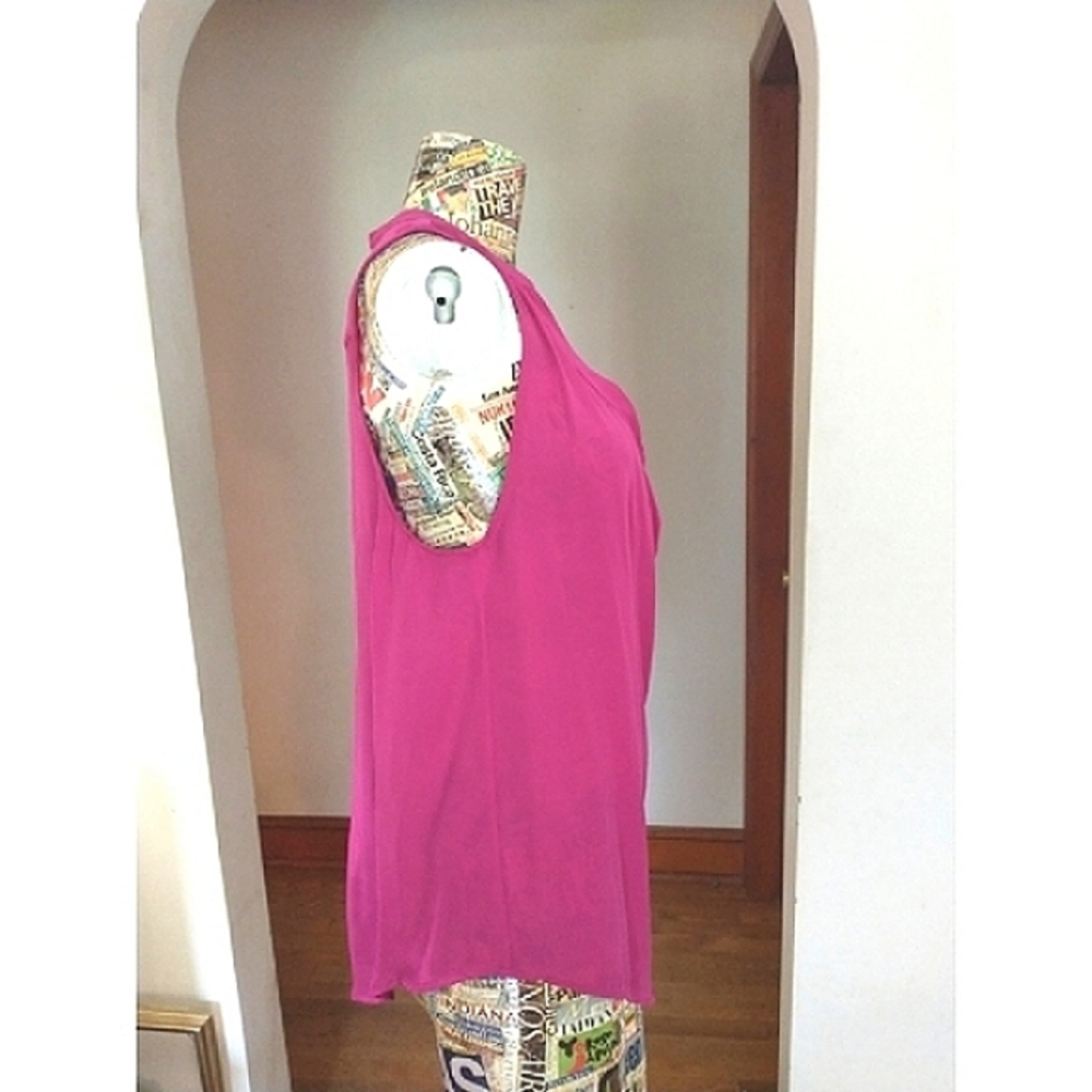HEAT WAVE SALE! HAUTE HIPPIE- Pink Tank Tunic, sz Large. - Picture 4 of 12